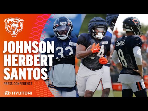 Johnson, Herbert, Santos speak on preparation | Chicago Bears video clip