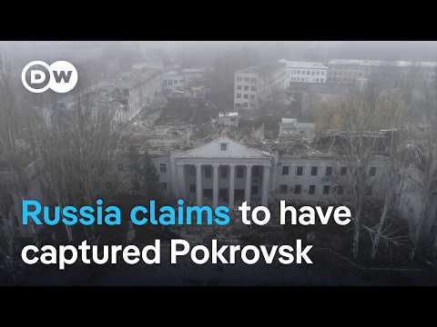 YouTube video thumbnail: Russia Claims Capture of Pokrovsk Ahead of Witkoff Talks in Moscow