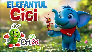 Elefantul CICI (3D)| Cantece pentru copii | CriCriCri #cantecepentrucopii
