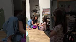 We surprised our daughter with a Barbie that has t1 diabetes like mommy  #family  #barbie #t1d