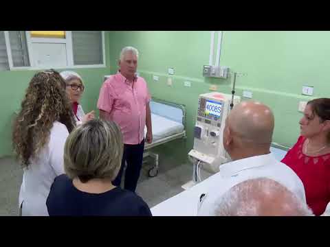 Cuba: Recorrió Díaz-Canel obras de Salud y Cultura en Cienfuegos