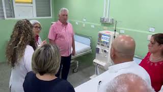 Cuba: Recorrió Díaz-Canel obras de Salud y Cultura en Cienfuegos