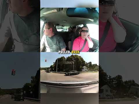 Driver Stops at the Yellow Light #dashcam #driving #road