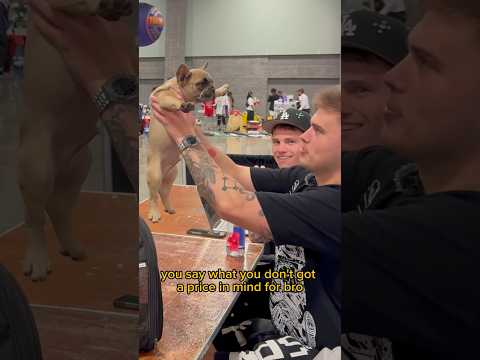 WE BOUGHT A DOG AT SNEAKERCON 🔥