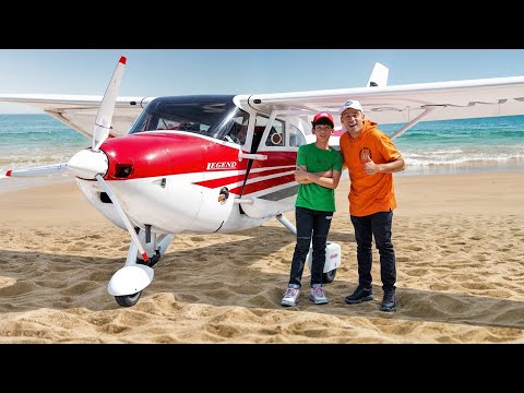 Jason and Alex Fly in a Real Airplane