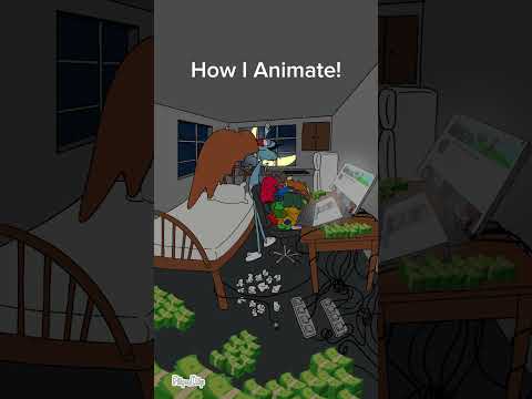 How I Animate! (4k memes) #flipaclip