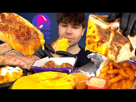 ASMR Taco Bell Mukbang with Cheese