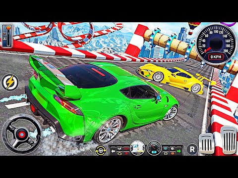 Impossible Sport Car Stunt Race Games - Mega Ramps Car Drive 3D | Android Gameplay