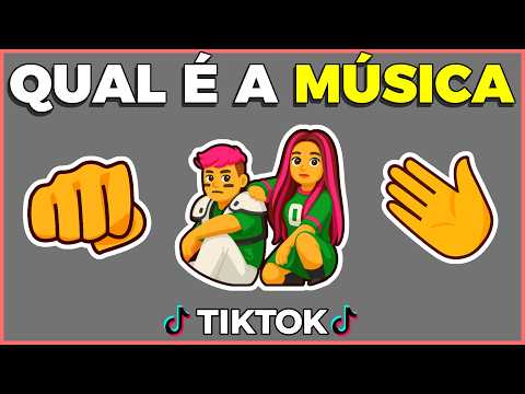 😱 ADIVINHE A MÚSICA DO TIKTOK COM EMOJIS 🤔 COMPLETE A MÚSICA - DANCE SE SOUBER #quiz