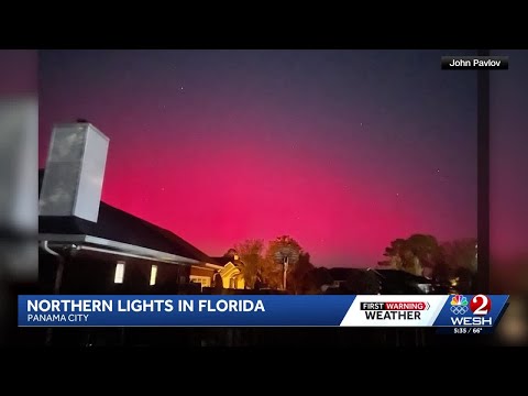 Northern lights spotted in parts of Central Florida