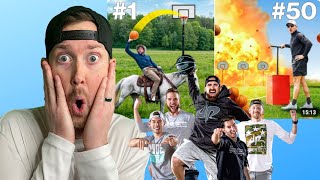 I Made a BRAND NEW Trick Shot for Dude Perfect!