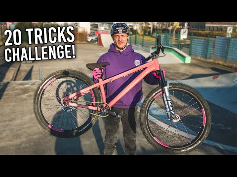 20 TRICKS Challenge auf meinem neuen Dirtjump Bike!