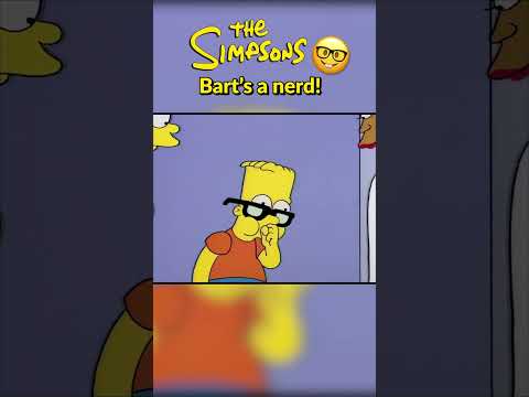 Bart's a nerd! | The Simpsons #shorts