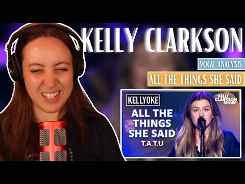 KELLY CLARKSON performs All The Things She Said (Reaction/Analysis) | Jennifer Glatzhofer