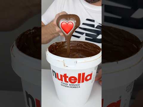#nutella and Chupa Chups Chocolate Candy 🍫🍭