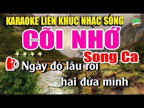 Karaoke Liên Khúc Nhạc Trữ Tình Song Ca | Nhạc Vàng Dễ Hát Nhất Của Năm – CÕI NHỚ