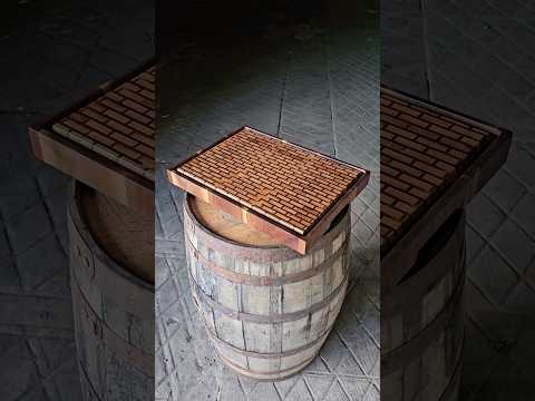Reclaiming Barrel Wood #short #shorts #shortvideo #shortsvideo #woodworking #wood wood