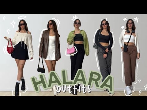 armando outfits con ropa de HALARA🤍🍃✧*:･ﾟ