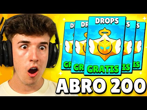 ABRO 200 DROPS ANGELICALES PARA LAS NUEVAS SKINS de BRAWL STARS
