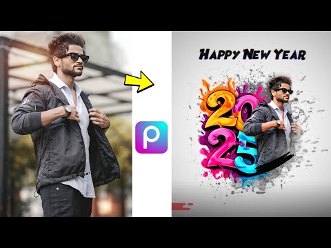 New Year Photo Editing using PicsArt 2025