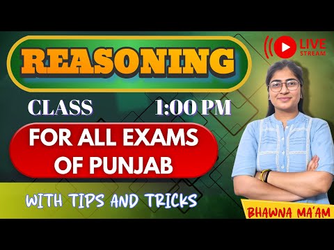 Reasoning class 28 | Analogy| PSSSB Senior Ass. Police, Patwari, Excise, Naib Tehsildar, VDO