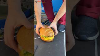 Road per burger Khaya 🤡🤣~ mini wood toy-woodworking art skill wood _ hand crafts #shorts