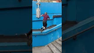 First time at the iconic imax waterloo parkour spot in london! #parkour #parkourvideos #london