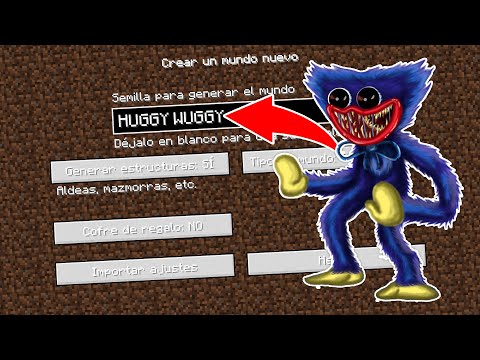 ¡JUEGO con la SEMILLA de HUGGY WUGGY! 😱 MINECRAFT, pero JUGANDO con SEMILLAS de SUSCRIPTORES #shorts
