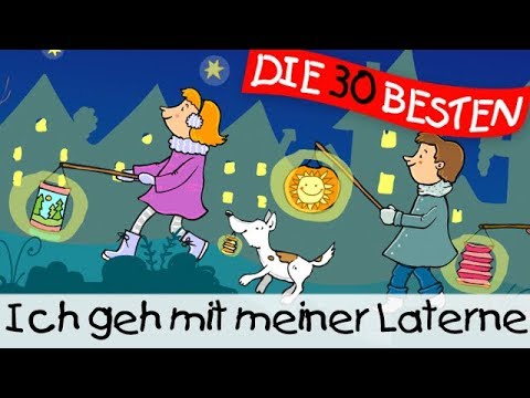 🏞️ Ich geh mit meiner Laterne - Herbstlieder zum Mitsingen || Kinderlieder