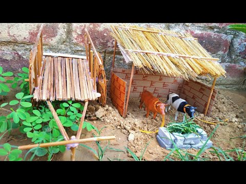 DIY How to make Cow Shed | House of Animals – Cow Shed | shaitani ideas
