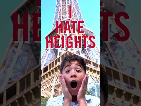 TESS DARES ME TO GO TO THE TOP OF EIFFEL TOWER! 😬🙌🏼 #shorts
