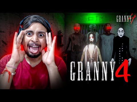 GRANNY 4 GAMEPLAY WITH ANGRY YOUTUBER (HORROR GAME) @RGGamerLive