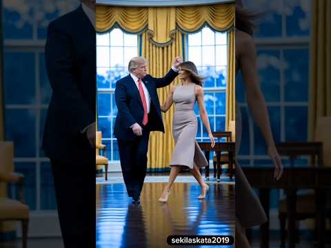Donald Trump and Melania Trump Dansa
