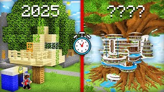 ЧТО БУДЕТ С ЭТИМ ДОМОМ НА ДЕРЕВЕ ЧЕРЕЗ 10000 ЛЕТ В МАЙНКРАФТ | Компот Minecraft