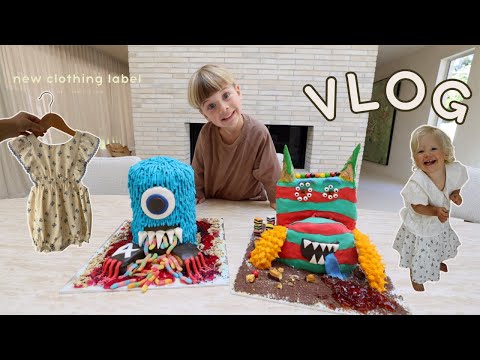 WEEKEND VLOG - Bowie's birthday, cake BAKE OFF + sneak peeks of our new brand!