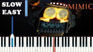 FNAF Secret of the Mimic - Way Off The Wagon (BigTop Chase)(EASY PIANO TUTORIAL)