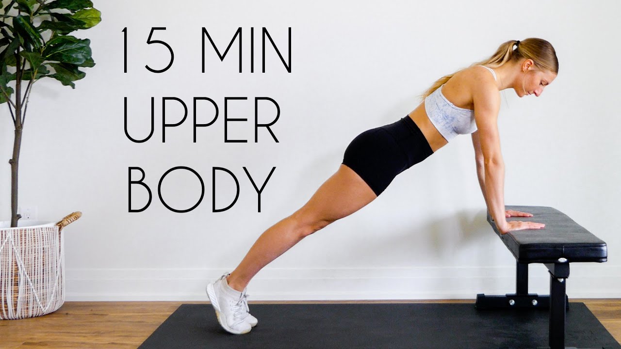 15 minute intense at home upper body workout