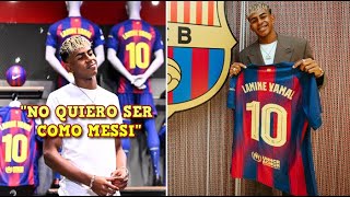 🚨¡LAMINE YAMAL PARALIZA el MUNDO! OFICIALMENTE es el NUEVO 10 del BARCA "NO QUIERO SER MESSI"