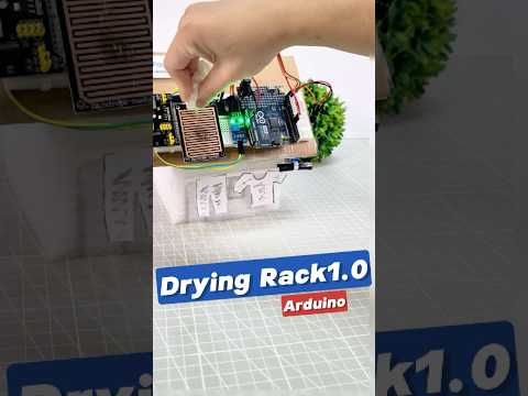 Arduino Rain Sensor Automatically Opens a Servo Canopy 🌧️ #arduino #arduinoproject