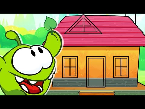 Construyendo una casa con Om Nom 🏠 Vídeos educativos para niños