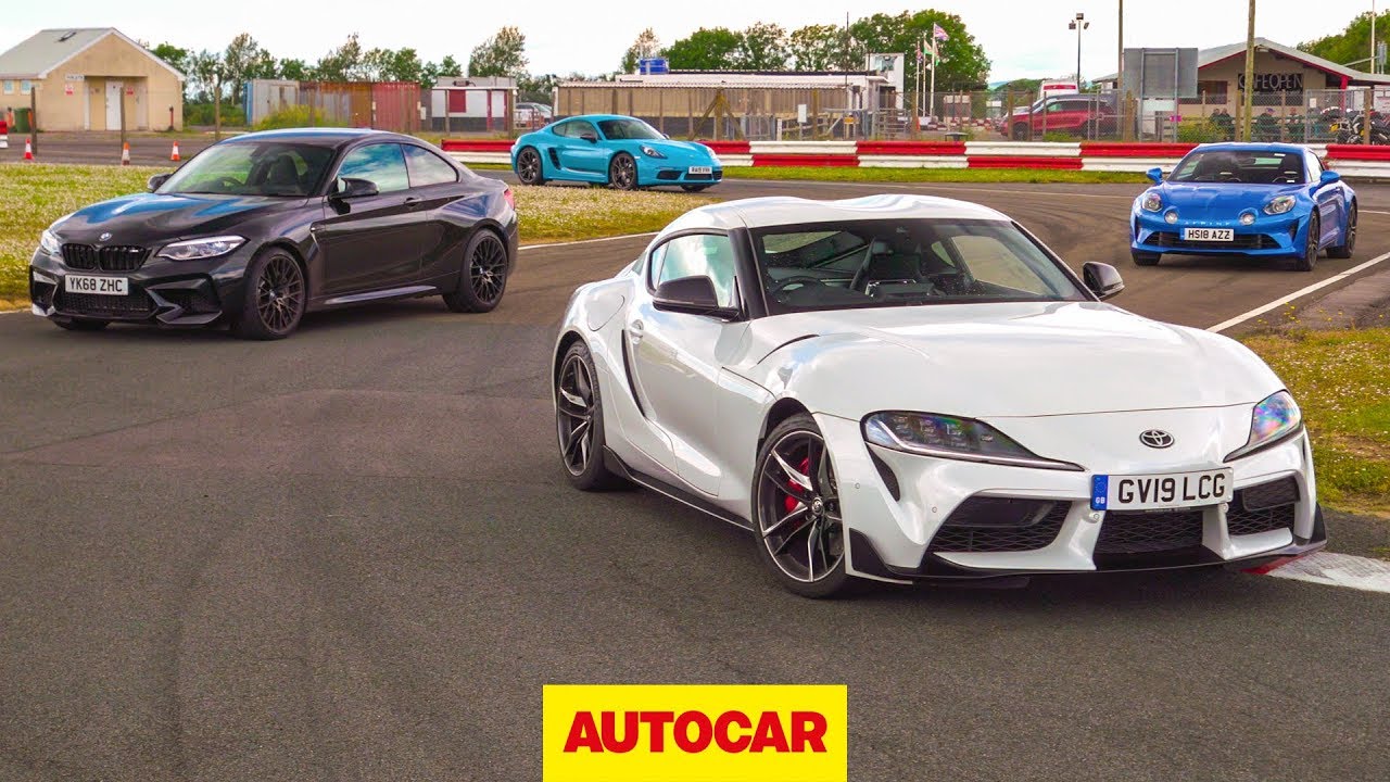 Toyota Supra vs BMW M2 Competition vs Porsche 718 Cayman T vs Alpine A110 - Autocar
