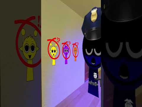 Angry Sprunki Police Jevin wants me to bring him Little Oren, Simon and Durple