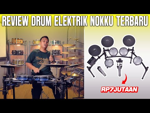 DRUM ELEKTRIK NOKKU NK300 Rp7Jutaan UNTUK PEMULA... BAGUS GAK?