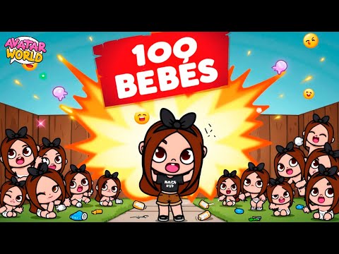👶🤯 ¡100 Bebés Iguales a Mi Hermanita Bebé! ¿Cuál es la Verdadera? | Avatar World 🎮