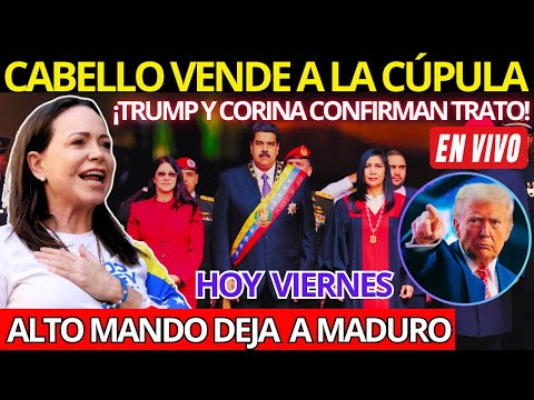 ¡CRISIS EN EL RÉGIMEN! TRUMP Y MARÍA CORINA COMIENZAN ACCIÓN CLAVE CONTRA EL RÉGIMEN DE MADURO