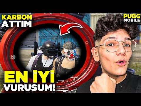 EN İYİ VURUŞUMU YAPTIM!! KARBON ATTIM - PUBG MOBİLE