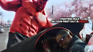 When CAPTAIN AMERICA Fought RED HULK with NO AVENGERS