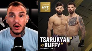 INACREDITÁVEL! RUFFY RECEBE UMA CHANCE DE OURO CONTRA ARMAN TSARUKYAN! UFC 331 CARD ABSURDO!