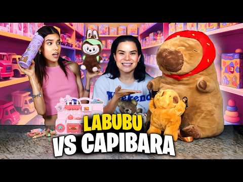 TRADEO de COMPRAS CAPIBARAS VS LABUBUS ¿Quién Ganará? | AnaNANA TOYS