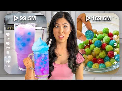 I Tested the MOST SATISFYING TikTok TREATS Recipes! 🍭